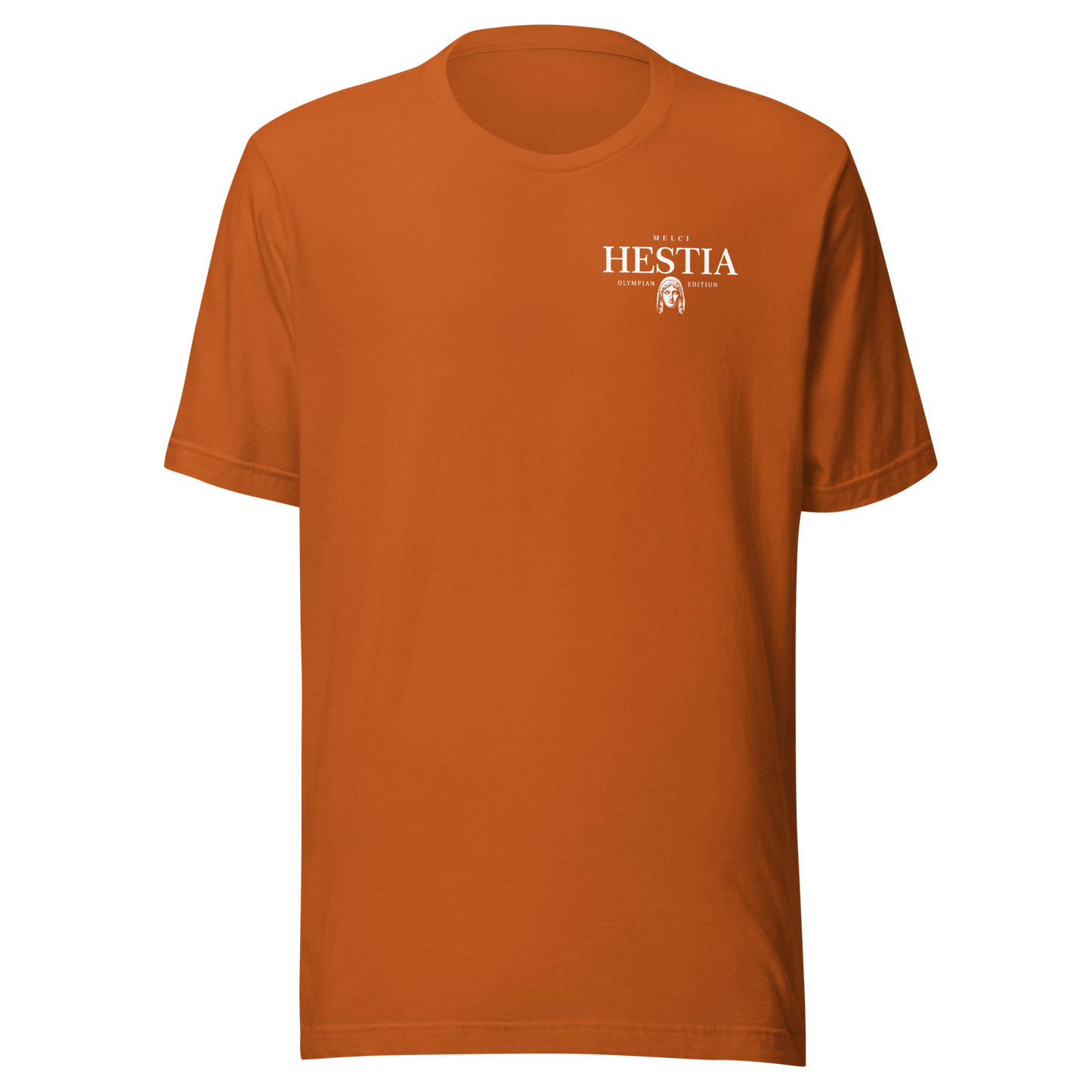 Hestia | Olympian Edition T-shirt (Orange) Double-sided