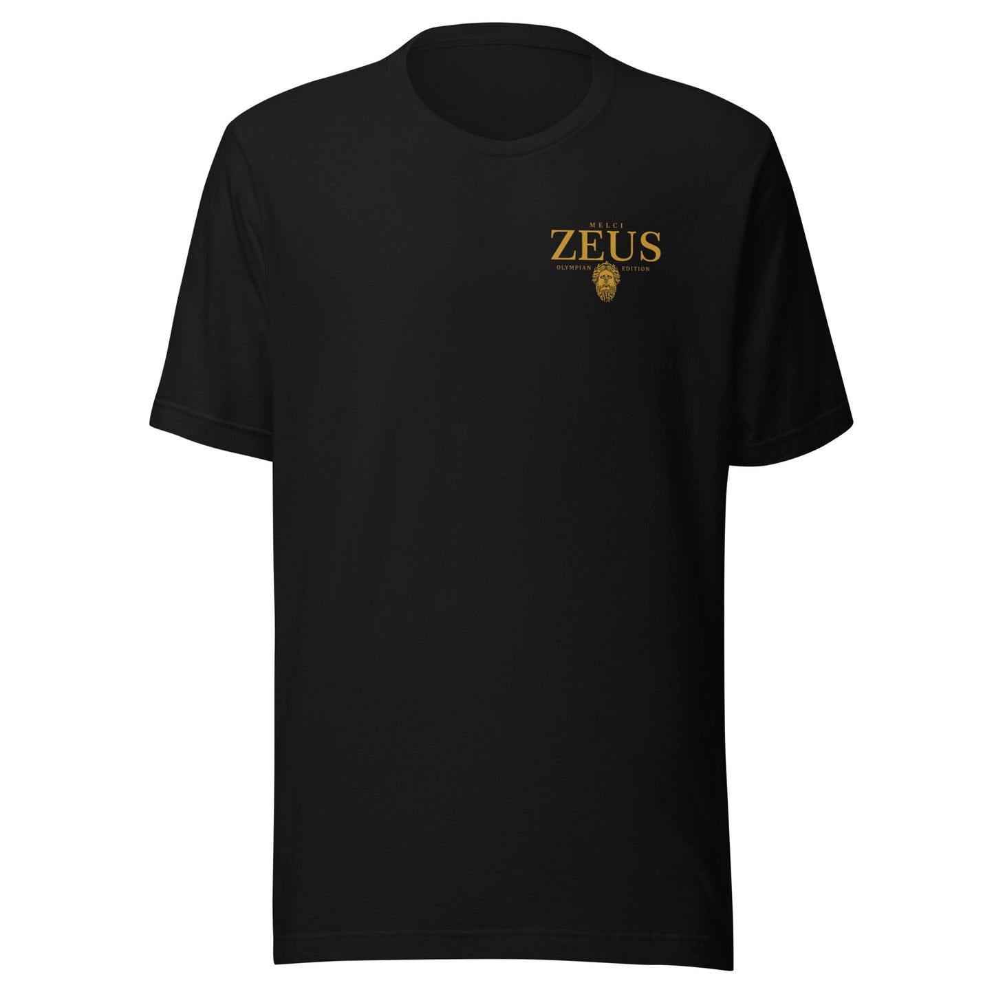 Zeus | Olympian Edition T-shirt (Black) Double-sided
