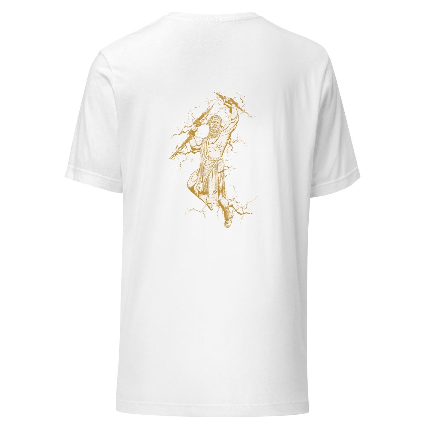 Zeus | Olympian Edition T-shirt (White) Double-sided