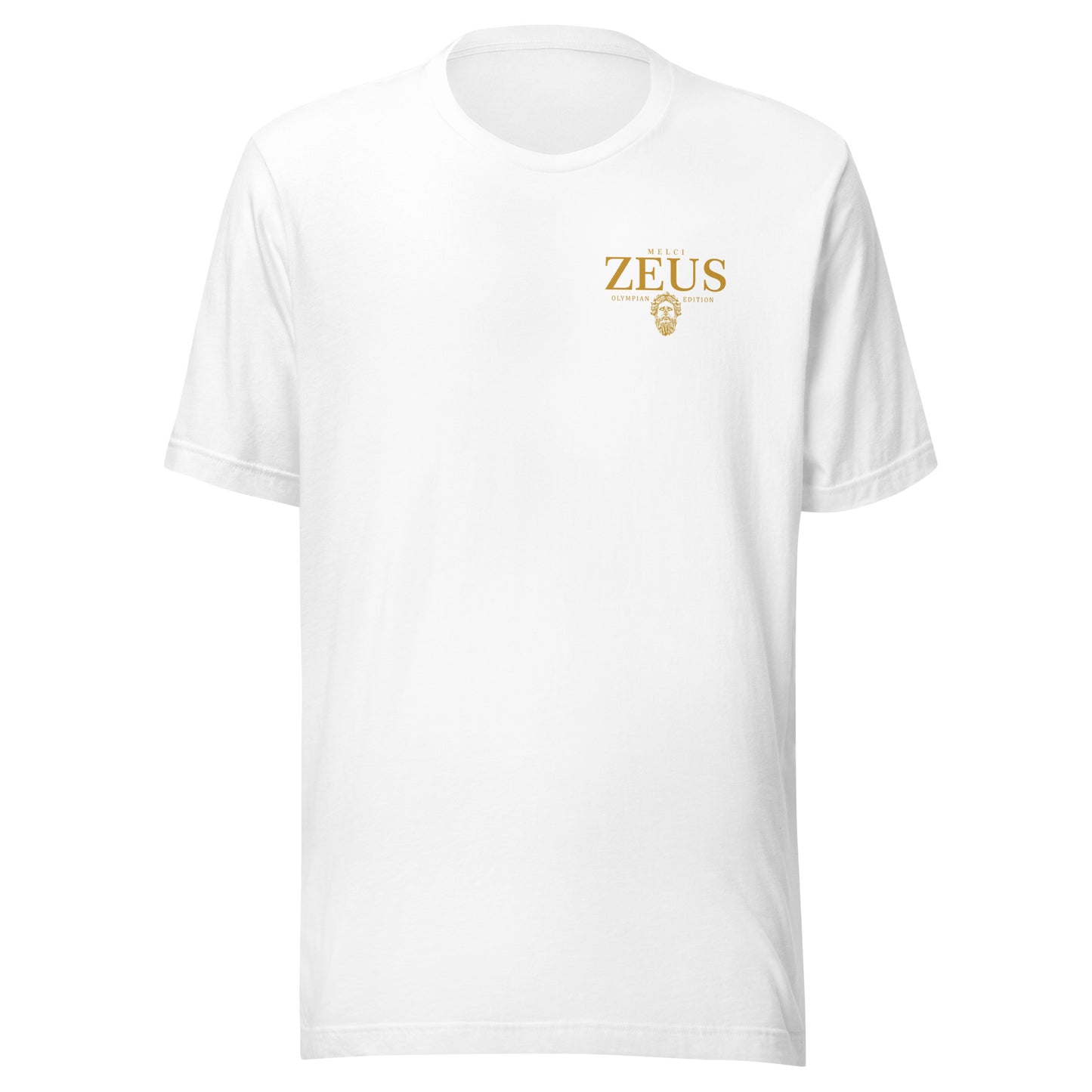 Zeus | Olympian Edition T-shirt (White) Double-sided