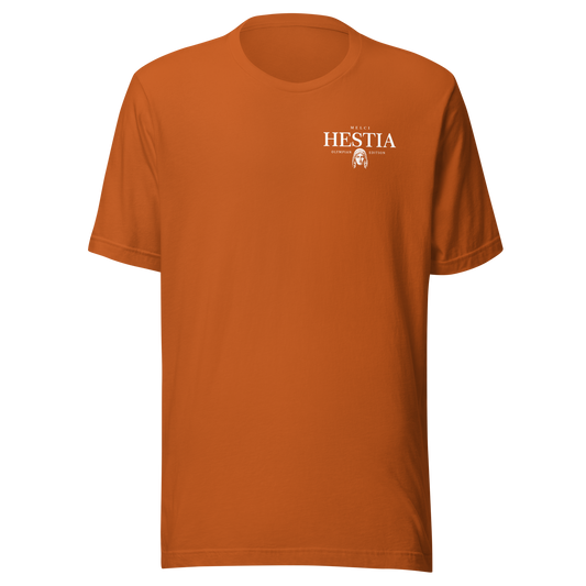 Hestia | Olympian Edition T-shirt (Orange) Double-sided